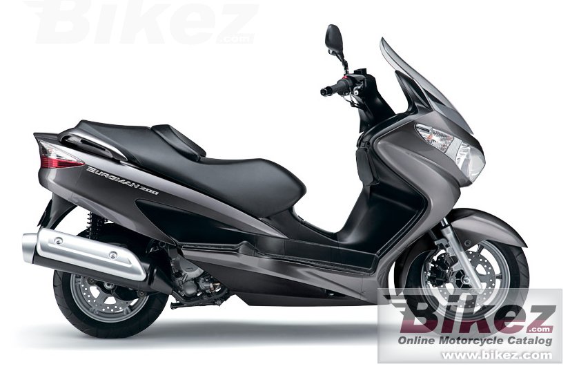 Big Suzuki burgman 200 picture and wallpaper from Bikez.com